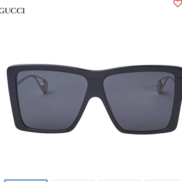 AUTHENTIC GUCCI SUNGLASSES SQUARE FLAT TOP GG0434S